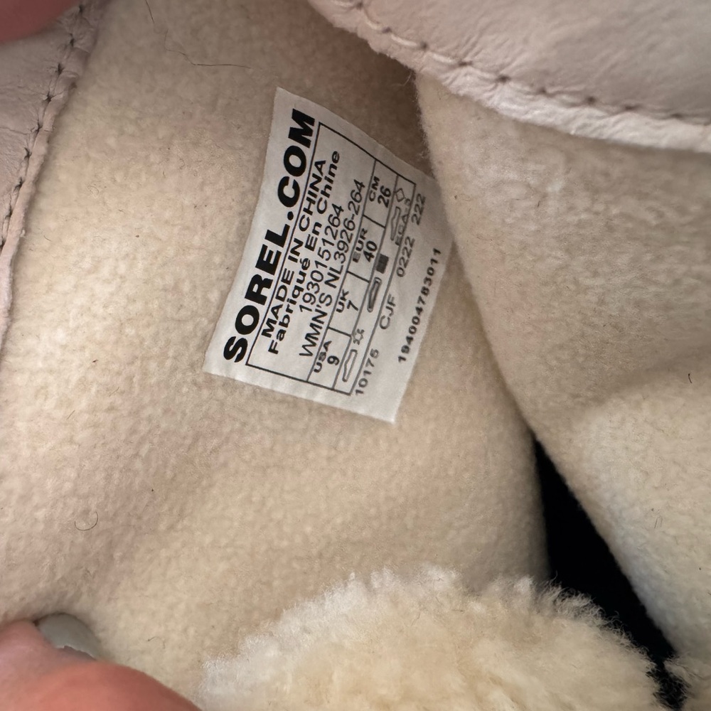Sorel Tan and Cream Winter Boots - Picture 2 of 3